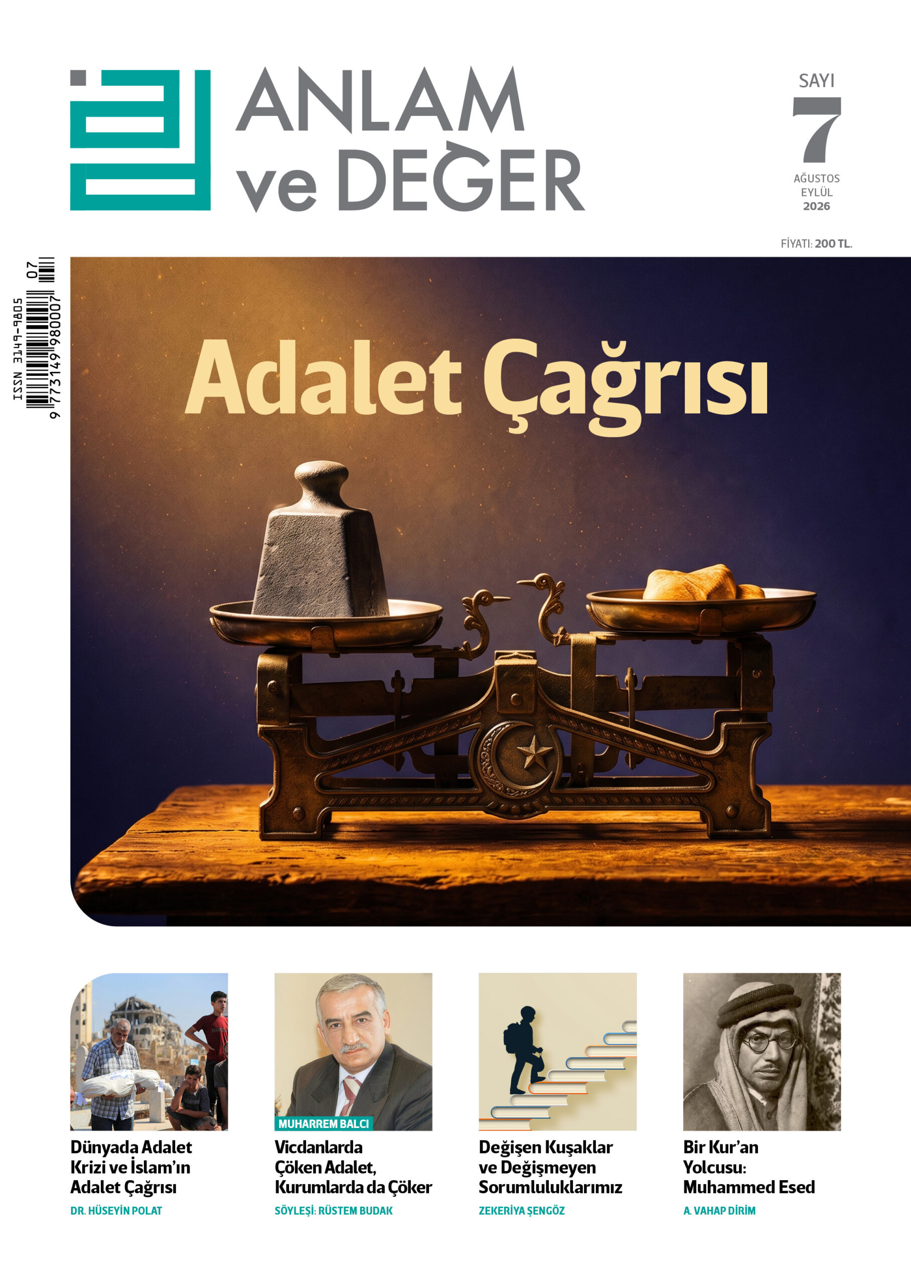 Anlam ve Değer dergisi 7. sayısı çıktı.