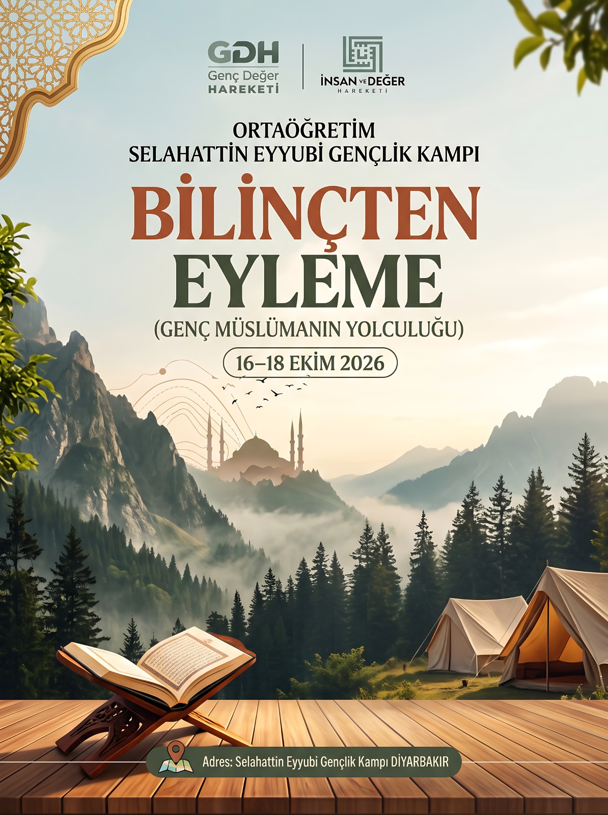 Kız Lise Öğrencileri “Bilinçten Eyleme” Gençlik Kampı’nda Buluşuyor