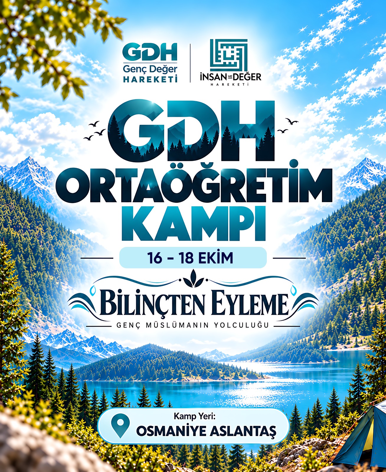 GDH Erkek Lise Öğrencileri Ortaöğretim Kampında Buluşuyor