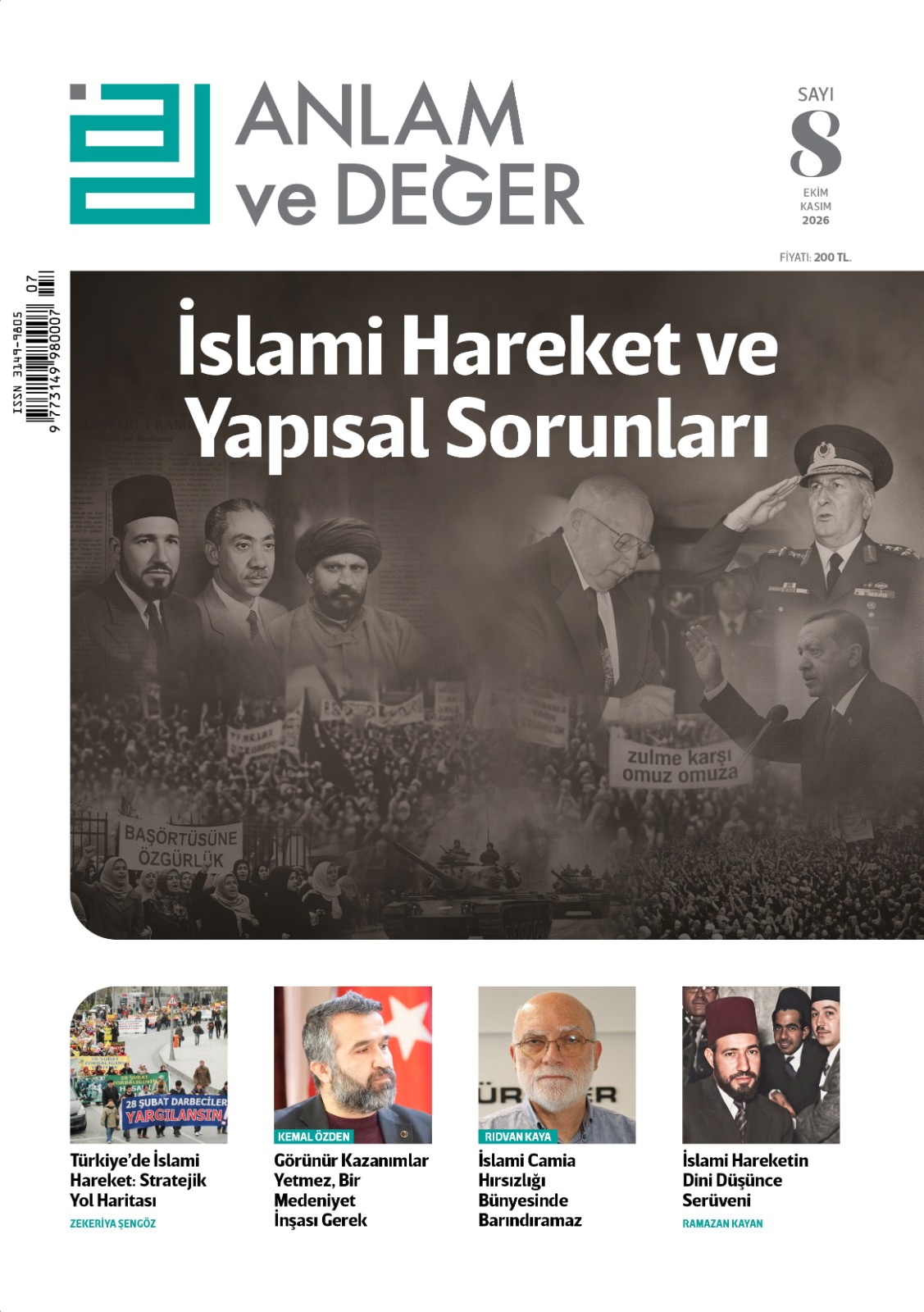 Anlam ve Değer dergisi 8. sayısı çıktı.